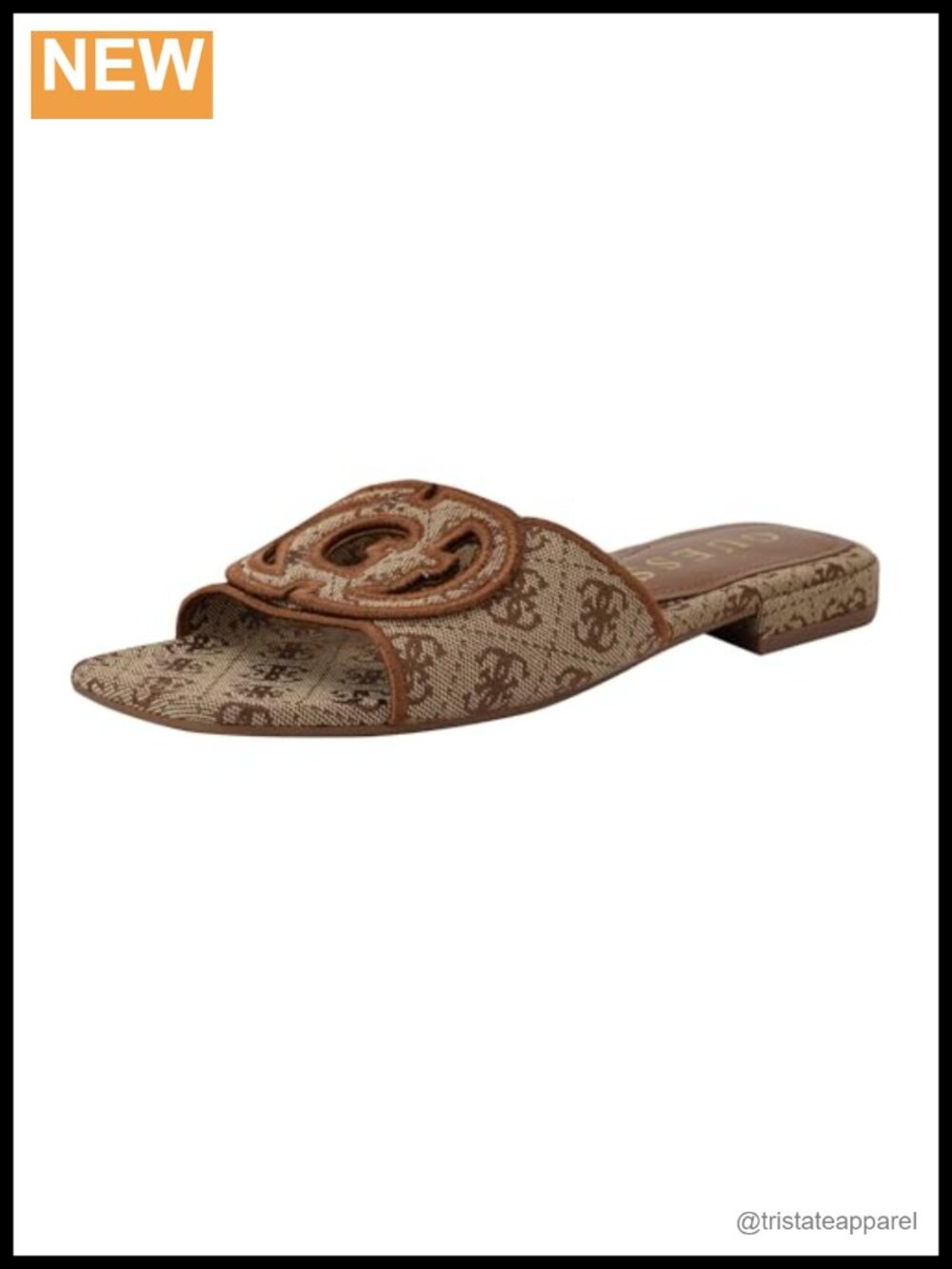 Suede Slide Sandal Open Toe Slip On Flat Casual